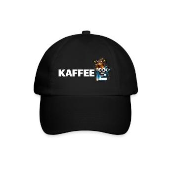 Coffee Mascot Splash - Baseball Cap - black/black - Front