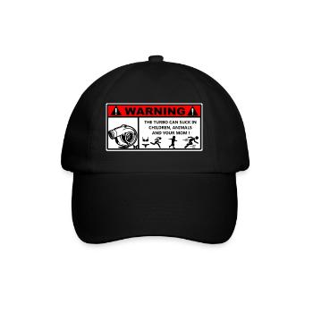 Warning - Casquette classique - noir/noir - Devant