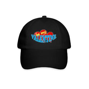 VALENTINE - Baseballkappe - Schwarz/Schwarz - Vorne