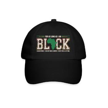 Fierté Afro Black History Month Vintage - Casquette classique - noir/noir - Devant