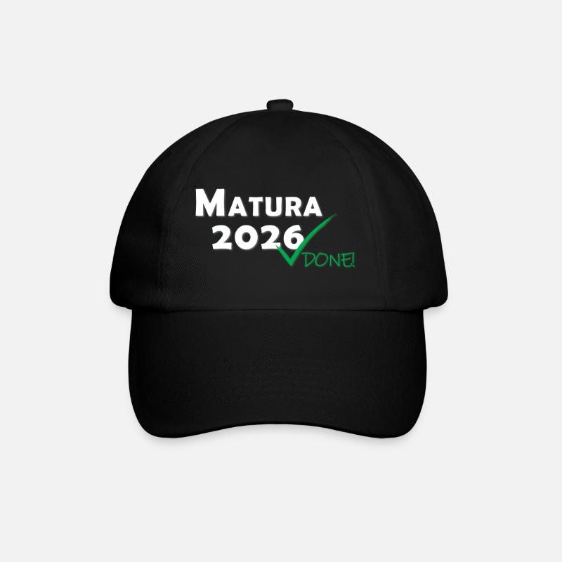 Matura 2026 Terminé - Casquette classique - noir/noir