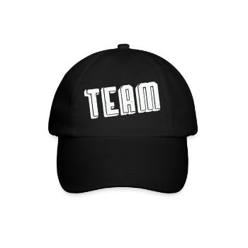 Team Spirit Bold Tinted Vintage Font - Baseball Cap - black/black - Front