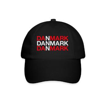 Danmark Denmark Denmark Flag - Baseball Cap - black/black - Front