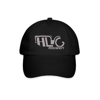 HLG machinery Gray - Baseball Cap - black/black - Front