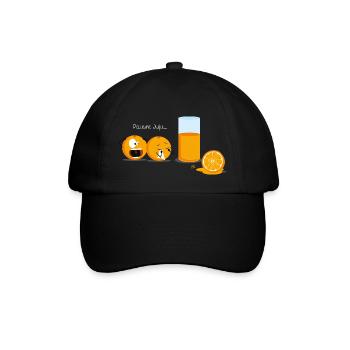 Pauvre Juju… - Casquette classique - noir/noir - Devant