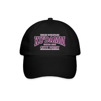 Berlin Kurfürstendamm violette - Casquette classique - noir/noir - Devant