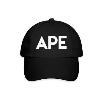 Ape - Baseball Cap - black/black - Front