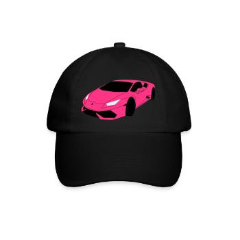 Voiture de sport Lambo - Casquette classique - noir/noir - Devant