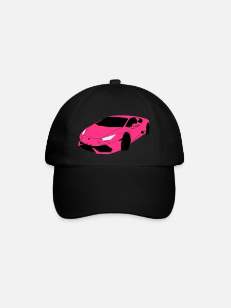 Lambo Sportwagen - Baseballkappe - Schwarz/Schwarz