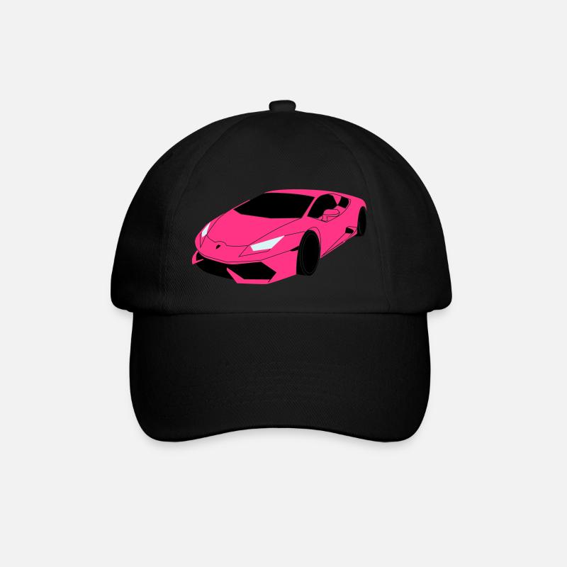 Lambo Sportwagen - Baseballkappe - Schwarz/Schwarz
