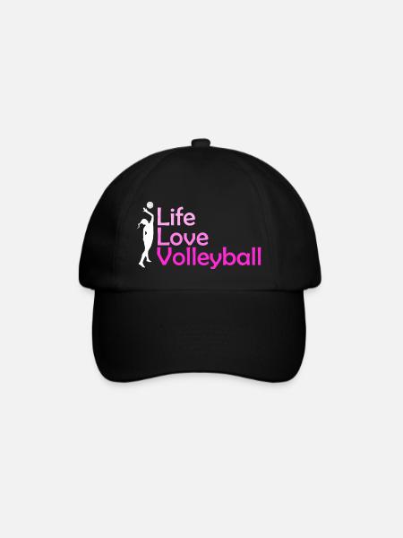 Beach volley - Casquette classique - noir/noir