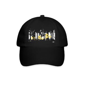 forest jump - Baseballkappe - Schwarz/Schwarz - Vorne