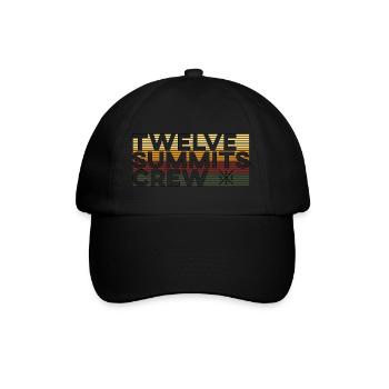 12 Summits Crew Fichtelgebirge fichtelhills - Baseball Cap - black/black - Front