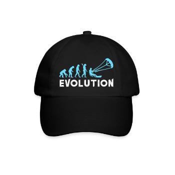 Evolution Kitesurf | Design pour Kitesurfer - Casquette classique - noir/noir - Devant