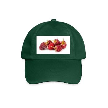 Himbeere. raspberry - Baseballkappe - Flaschengrün - Vorne