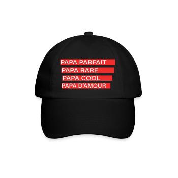 Pour Papa - Casquette classique - noir/noir - Devant