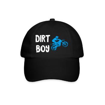 Motocross Bike Offroad Motorcycle Biker - Baseballkappe - Schwarz/Schwarz - Vorne