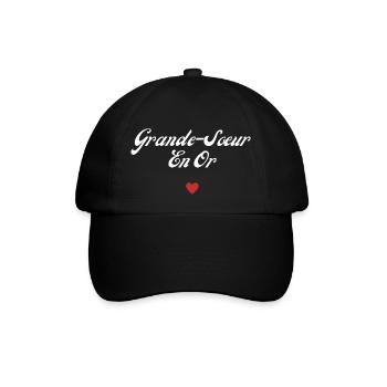 grande-sœur en or - Casquette classique - noir/noir - Devant