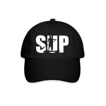 Skateboard SUP Surfing - Baseball Cap - black/black - Front