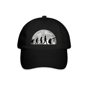 Astronomie Evolution Lune, astronomique - Casquette classique - noir/noir - Devant