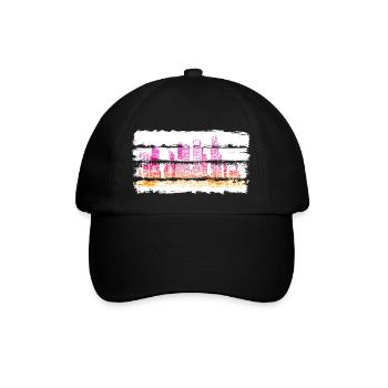 Ville usa illinois america travel états-unis - Casquette classique - noir/noir - Devant