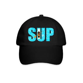 SUP Paddleboarding - Baseball Cap - black/black - Front