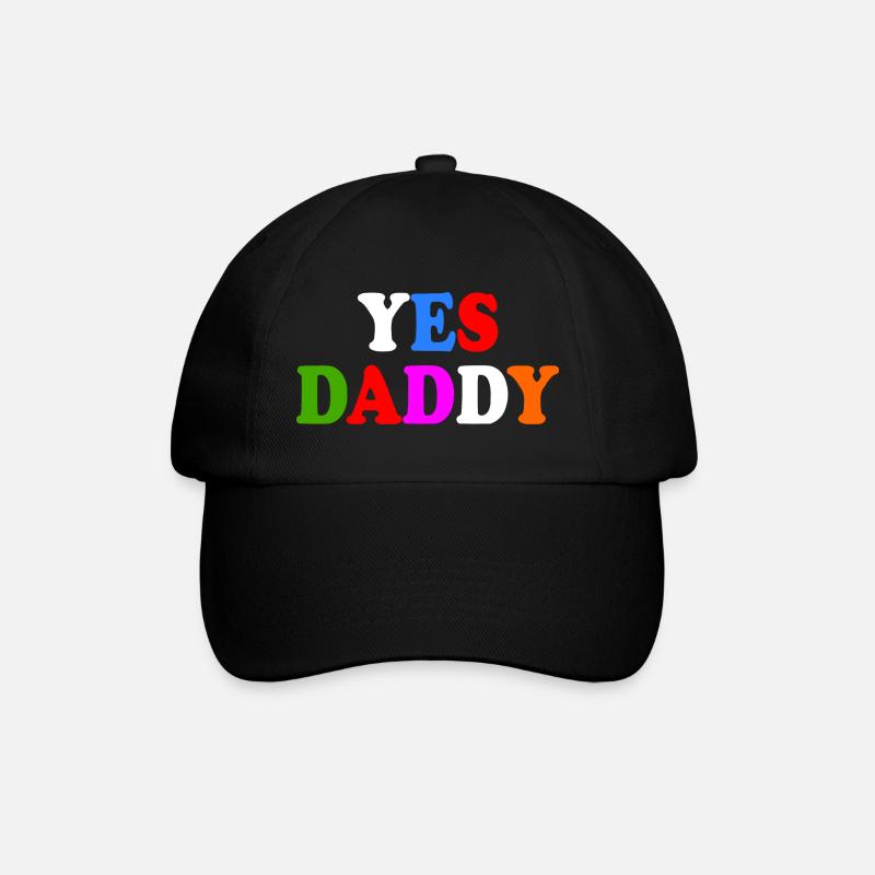 Yes daddy - Baseball Cap - black/black