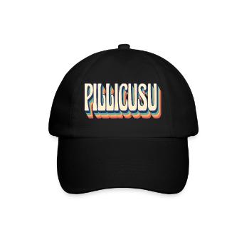 T-shirt Sicilia pillicusu t-shirt gift idea - Baseball Cap - black/black - Front