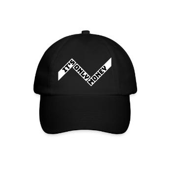 It's Only Money Rich Funny Buy Happiness Saying - Baseball Cap - black/black - Front