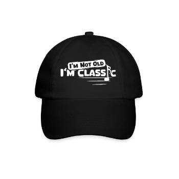classical music, funny sayings, musicians, orchestra - Baseball Cap - black/black - Front