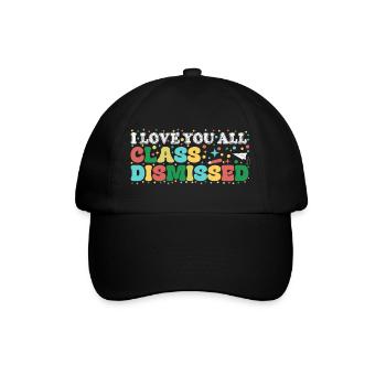 Class Dismissed: Colourful Fun - Baseball Cap - black/black - Front
