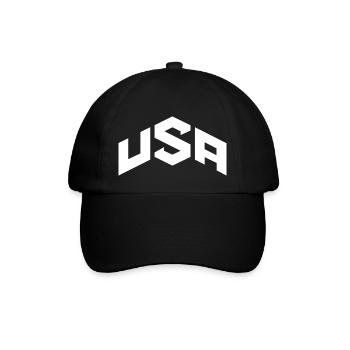 United States - Baseball Cap - black/black - Front