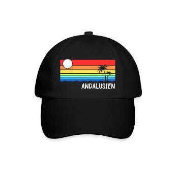 Andalusia Spain Holiday Idea - Baseball Cap - black/black - Front