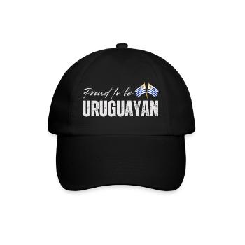 Proud Uruguayan, I love Uruguay - Baseball Cap - black/black - Front