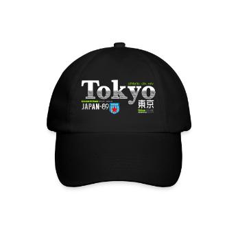 Tokyo Vintage Sport Denim - Baseballkappe - Schwarz/Schwarz - Vorne