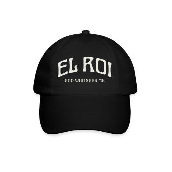 EL ROI God who sees me. - Baseball Cap - black/black - Front