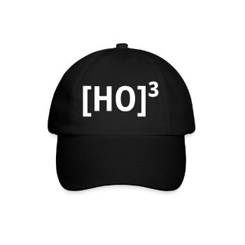 Ho Ho Ho Drôle de Noël - Casquette classique - noir/noir - Devant