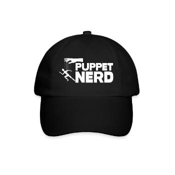 Marionnette de nerds de marionnettes - Casquette classique - noir/noir - Devant