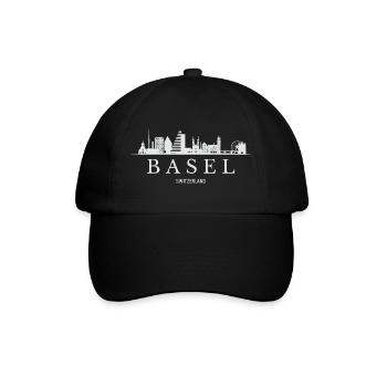 Bâle Skyline, Bâle Suisse - Casquette classique - noir/noir - Devant