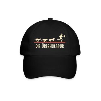 Le facteur LA VOIE RAPIDE Drôle - Casquette classique - noir/noir - Devant