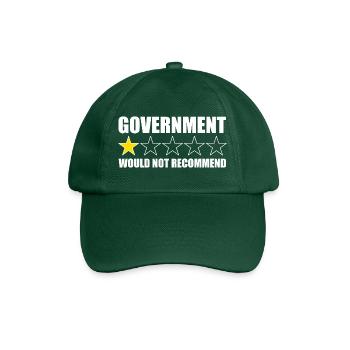 The government would not recommend it. Anti-Direction - Baseball Cap - bottle green - Front