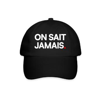 On sait jamais - Casquette classique - noir/noir - Devant