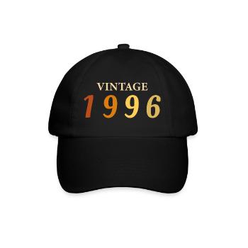 30 Year Old Legend Tee Born 1996 - Baseball Cap - black/black - Front