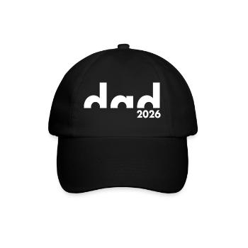 Dad Est. 2026 | Vater | Vatertag - Baseballkappe - Schwarz/Schwarz - Vorne