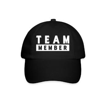 Team Member - Baseball Cap - black/black - Front