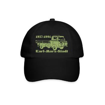 Barkas Pritsche - Baseballkappe - Schwarz/Schwarz - Vorne