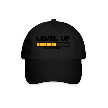 level up please wait - Casquette classique - noir/noir - Devant