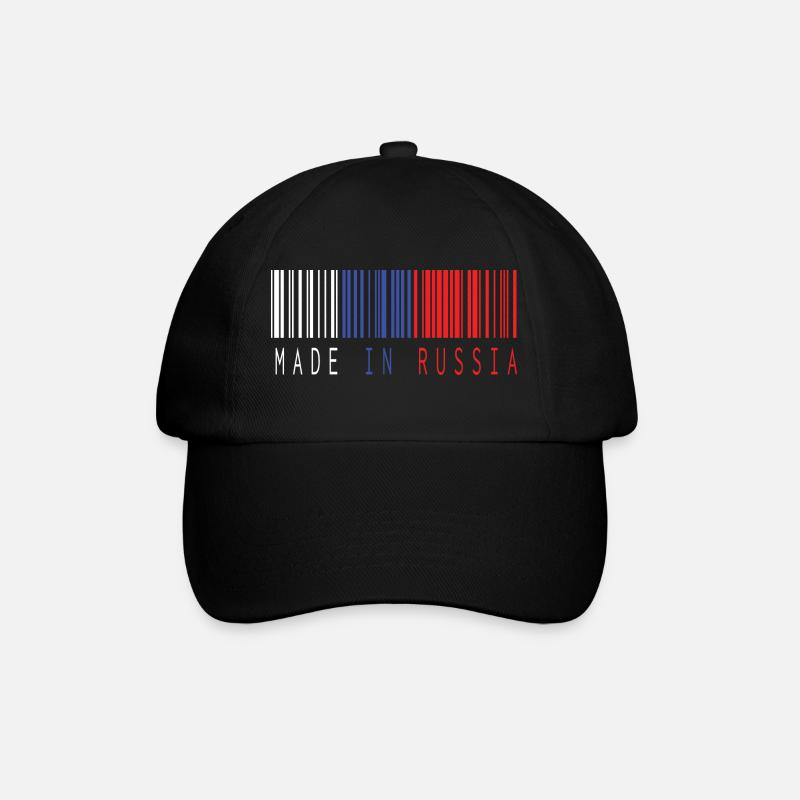 MADE IN RUSSIA BARCODE - Baseball Cap - black/black