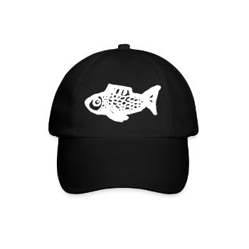 Just swim fish - Baseball Cap - black/black - Front