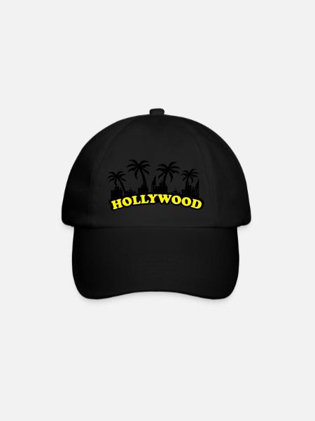 hollywood - Baseballkappe - Schwarz/Schwarz